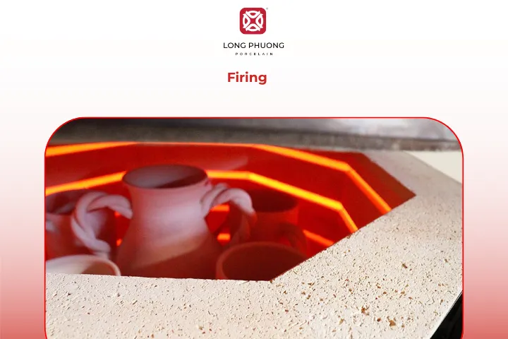 Firing hardens the clay, turning it into a strong and lasting ceramic