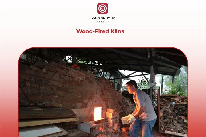 Traditional wood-fired ceramic kiln