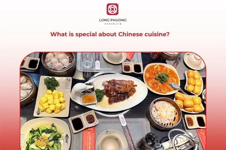 Chinese cuisine with diverse flavors and regional specialties