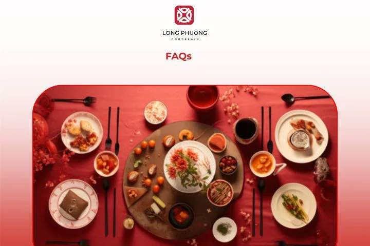 Porcelain dinnerware captures the essence of traditional Chinese dining etiquette