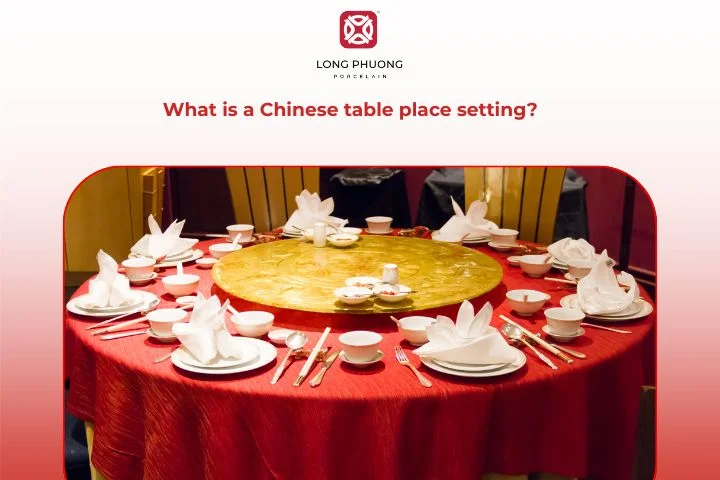 The Chinese table setting embodies balance, respect, and tradition