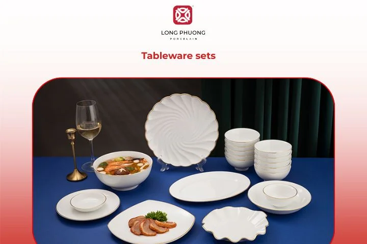 Custom porcelain tableware sets