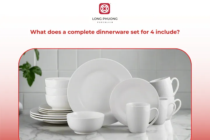 A 20-piece set for four keeps every meal complete and coordinated