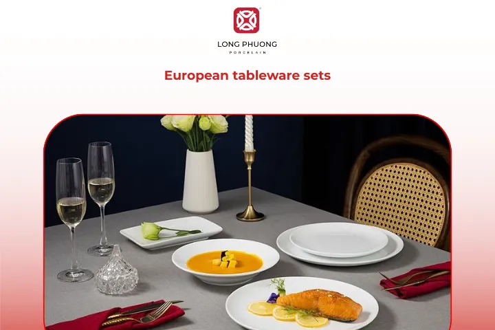 Upgrade your dining with the European tableware sets