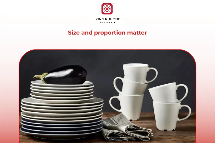 Pick perfectly fitted dishware and glasses for a balanced, tidy table