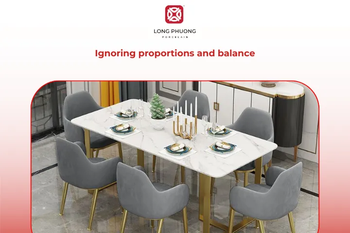 Arrange décor with balanced height and spacing for a visually pleasing table