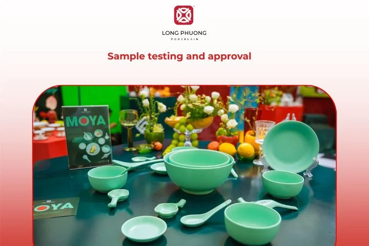 Long Phuong Porcelain provides sample testing