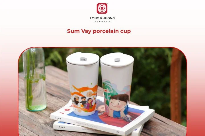 The Sum Vay porcelain cup embodies closeness and romantic harmony.