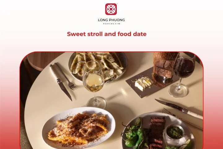 A gentle moonlit stroll and delicious food create unforgettable memories.