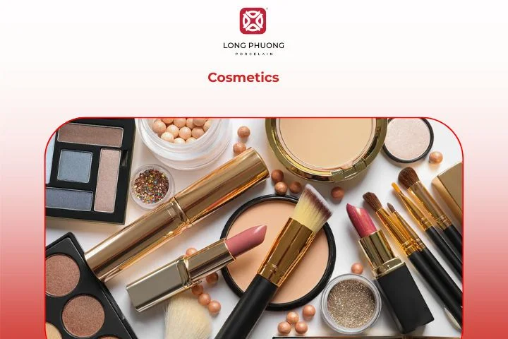 A beautiful set of cosmetics represents care, elegance, and affection.