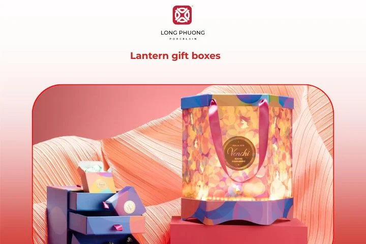 Lantern gift boxes light up children’s smiles during the moonlit festival