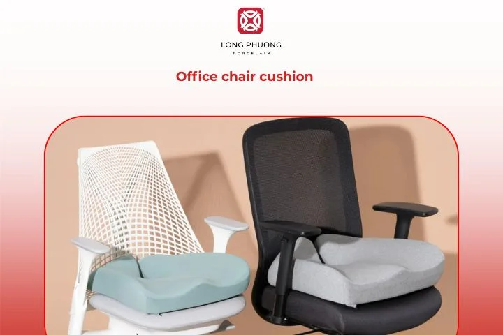 A high-quality chair cushion ensures comfort through long working hours.