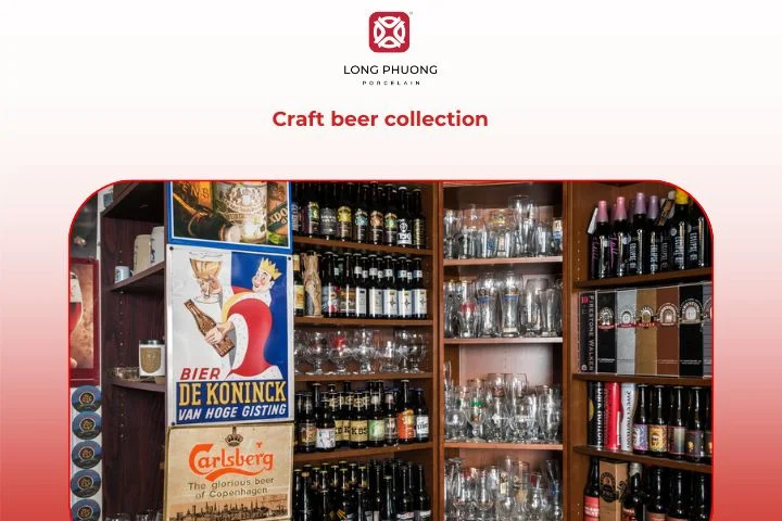 A craft beer collection adds fun and flavor to his celebrations.