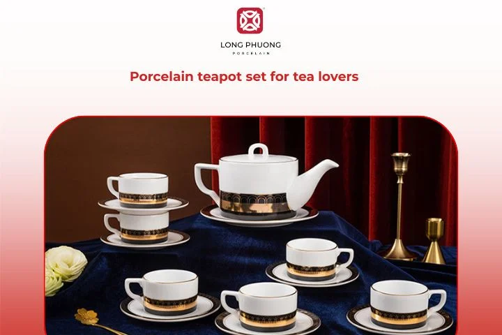 A fine porcelain teapot set for tea lovers offers peace, style, and daily comfort.