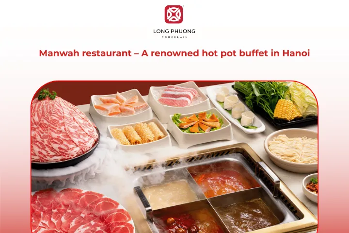 Manwah hot pot buffet restaurant offers hundreds of diverse hot pot dishes