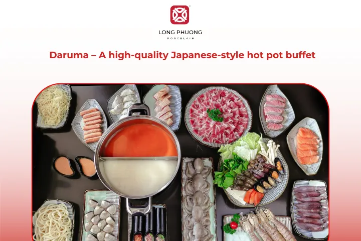 Japanese-style hot pot buffet in Hanoi at Daruma