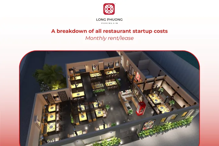 Monthly rent/lease is one of the biggest restaurant startup costs