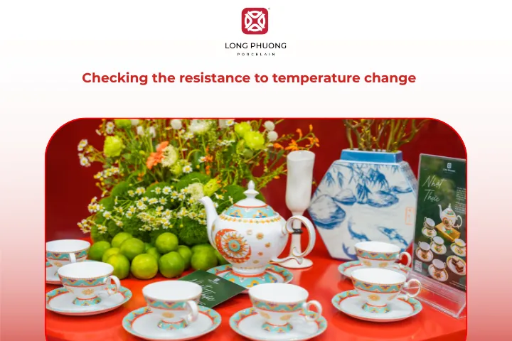High-quality porcelain should be able to withstand sudden temperature changes
