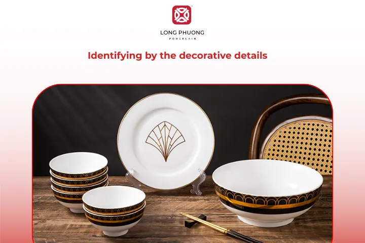 High-quality porcelain will have precise, sharp patterns without flaws