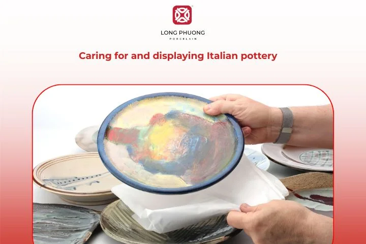 Proper care preserves the beauty and lifespan of Italian ceramics
