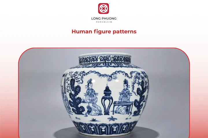 Human figures appeared in daily scenes and in simple dress