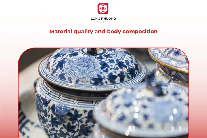 Ming porcelain combines kaolin and petuntse for a smooth, translucent white body