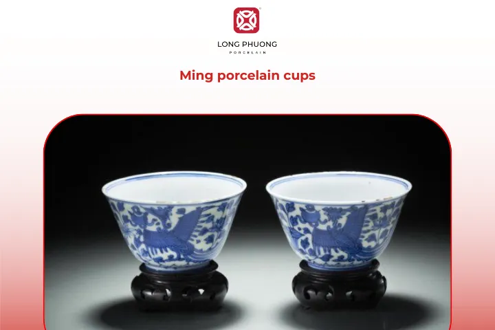 Ming porcelain cups