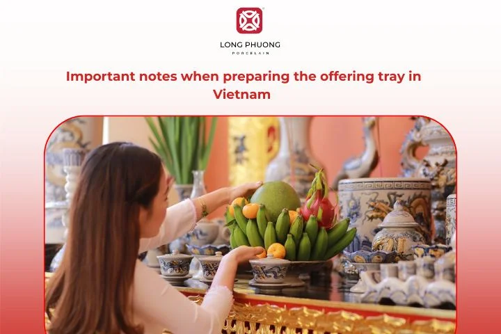 Preparing the offering tray in Vietnam teaches respect, mindfulness, and gratitude in daily life