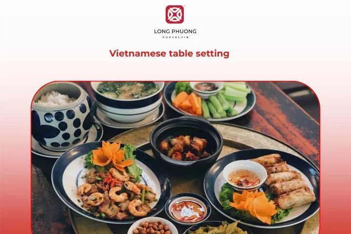 Vietnamese family meal with shared dishes