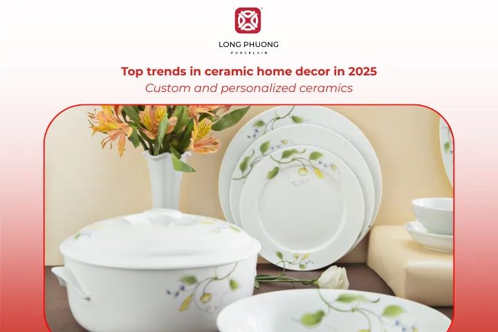 More people look for ceramics that express their unique personality and taste