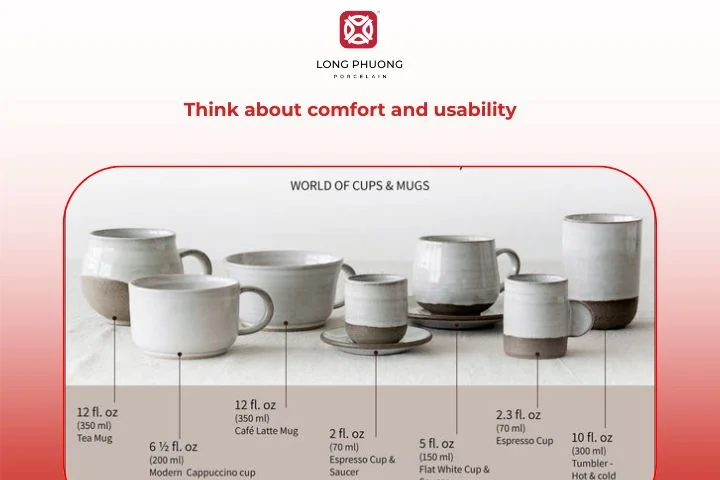 The comfort of a well-balanced cup adds joy to every sip