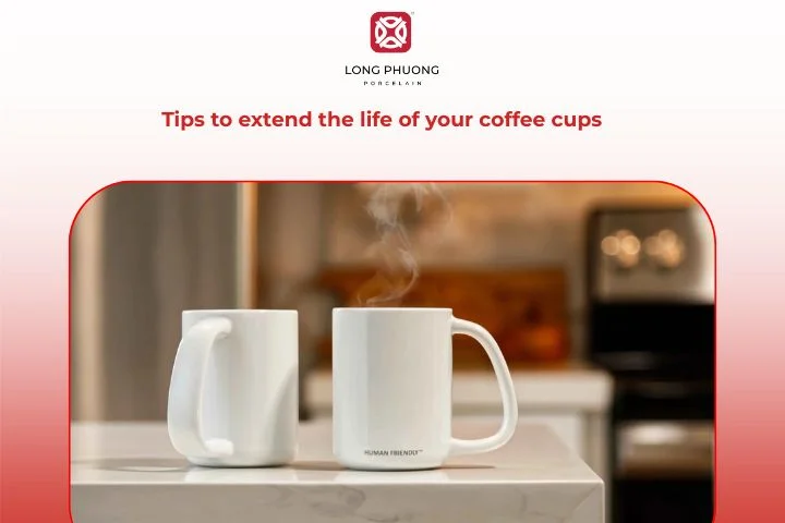 Proper care preserves the shine and durability of every porcelain cup