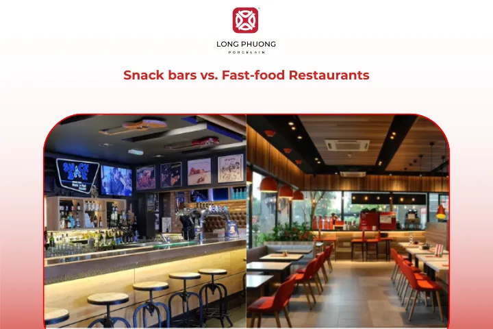 How snack bars differ from fast-food restaurants