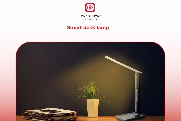 Smart desk lamp for modern workspace and 9th anniversary gift