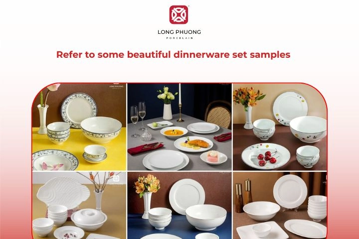 A stylish dining table decorated with elegant dish sets