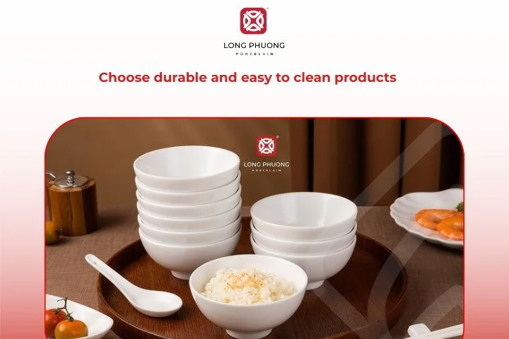 Choosing durable, easy-to-clean porcelain dishes for long-term restaurant use