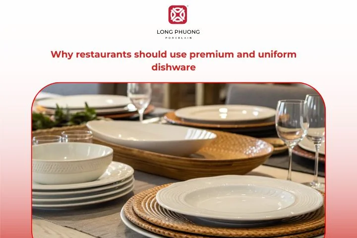 How uniform, premium dishware enhances restaurant branding and presentation