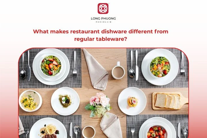 Key differences between restaurant dishware and regular household tableware