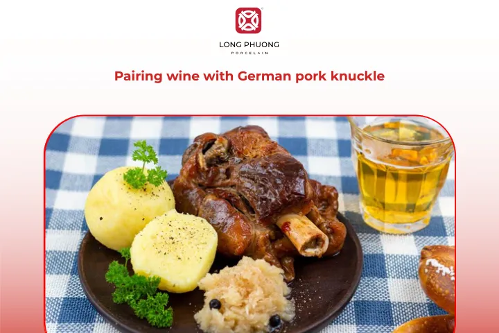Find out the best wine to enjoy with German pork knuckle