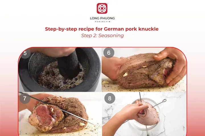 How to marinate pork knuckle for the German pork knuckle recipe