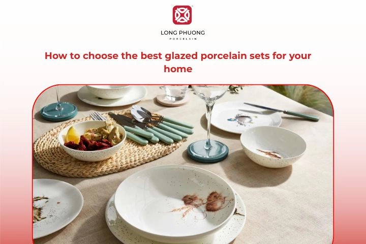 Choosing glazed porcelain sets for your home