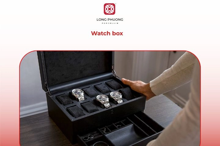 Premium watch box graduation gift for him