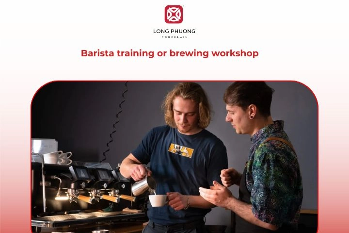 Barista training workshop gift for male graduate
