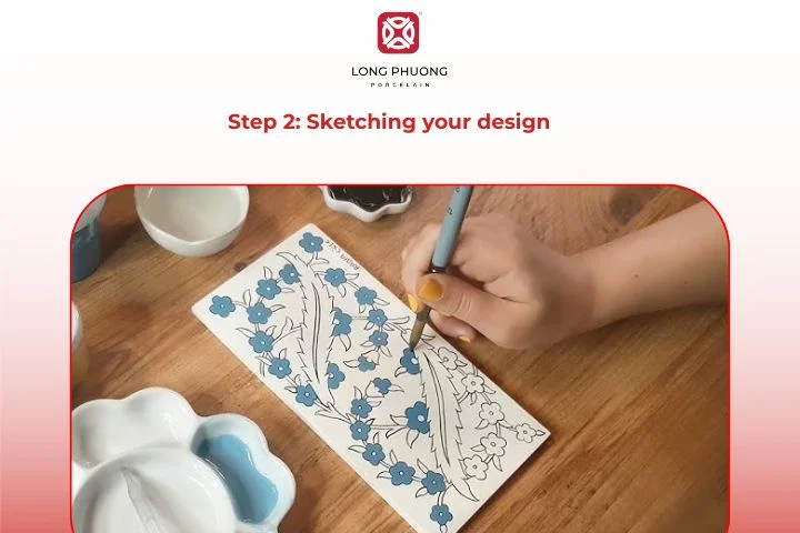 Tips for sketching your ceramic painting design