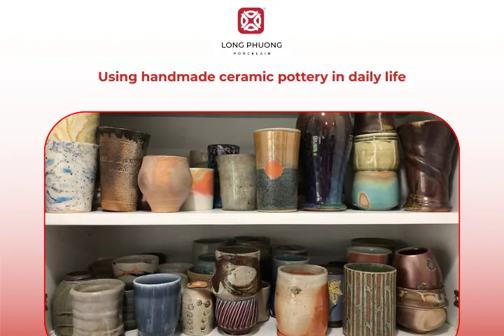 Handmade ceramics and pottery are suitable for everyday use, decor, and gifting