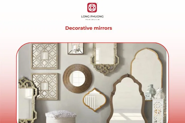 Decorative mirrors — cool housewarming gifts to brighten new spaces.
