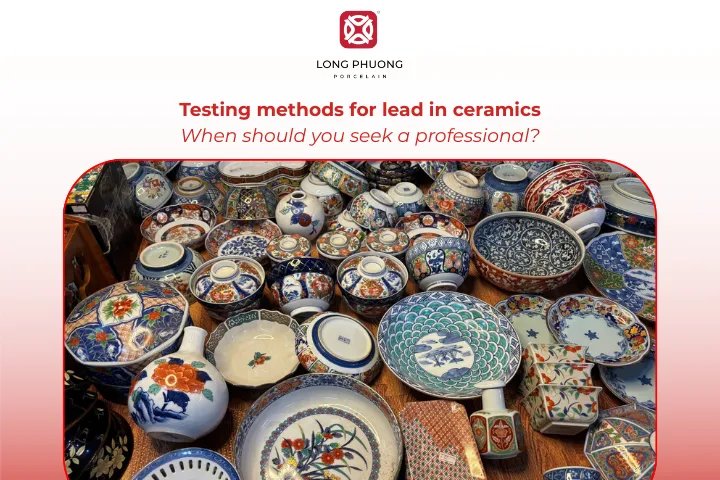 Hire a professional inspector if you aren't sure how to identify lead-contaminated ceramics