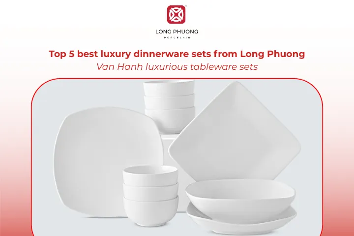 Simple yet refined, the Van Hanh luxury tableware set brings a sense of balance to your dining experience