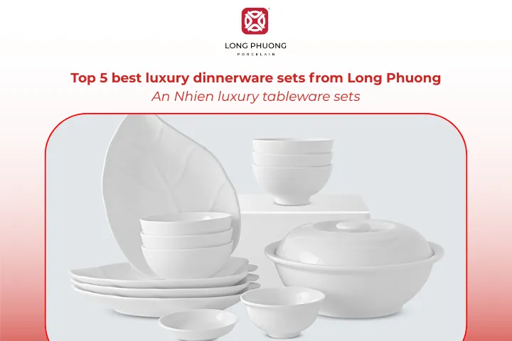 Bring a sense of serenity to every meal with the An Nhien luxurious tableware set