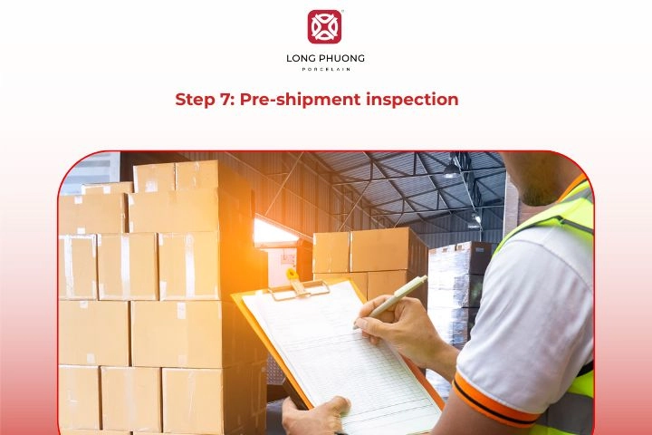 Conducting pre-shipment quality inspections for porcelain